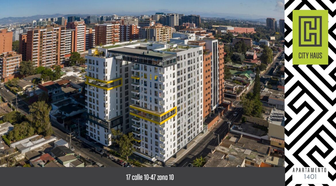 APARTAMENTO EN VENTA. NIVEL ALTO EDIFICIO CITY HAUS Z.10