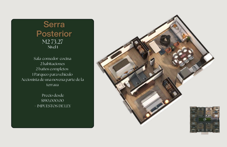 Apartamento en Venta en Exclusivo Residencial cercano a La Antigua Guatemala